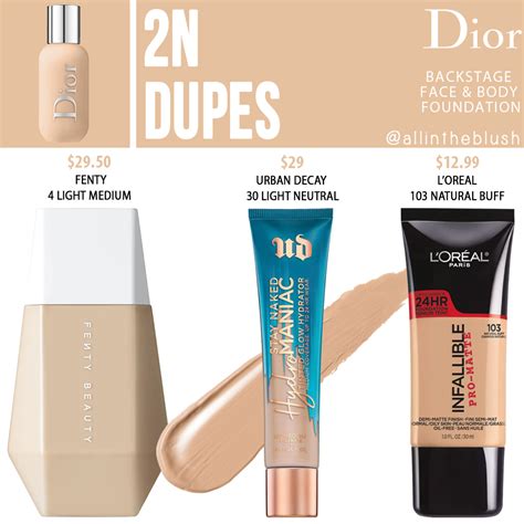 dior foundation dupe reviews